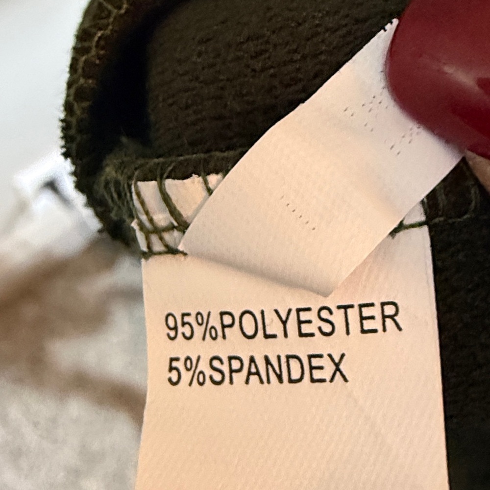 Dark Olive Green Double-Breasted Women's Blazer Sz XL NWOT - Picture 9 of 10
